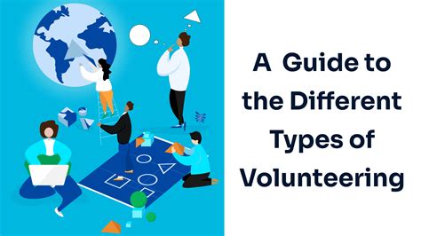 types of volunteering.